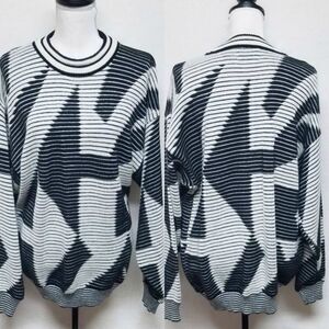 𝅺VINTAGE 80s Oakton Limited Striped Retro Sweater